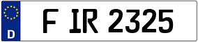 Truck License Plate